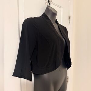 Black Women's Cropped Shrug